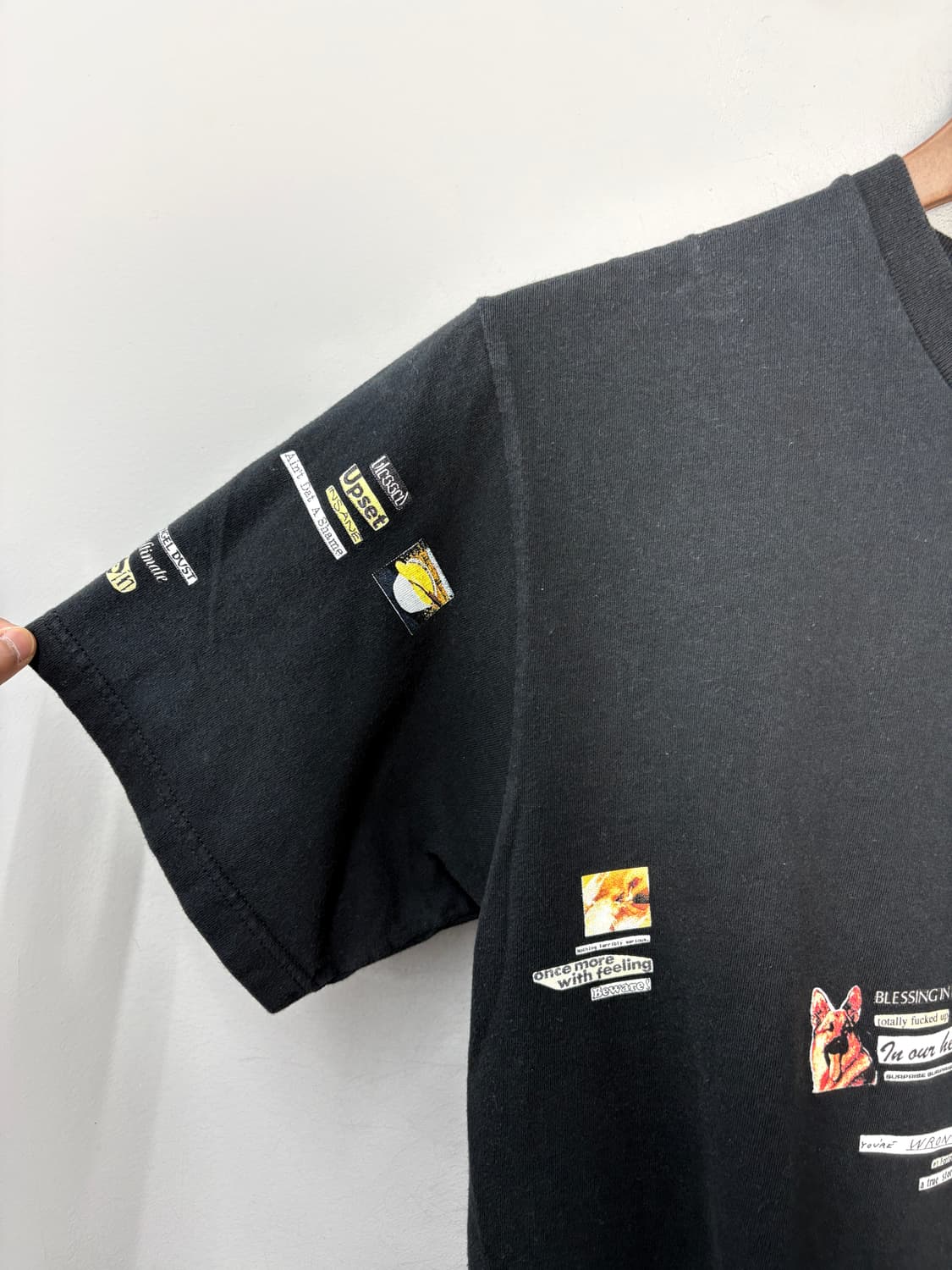 슈프림 24ss up-set 블랙 반팔 A3664 상품이미지3