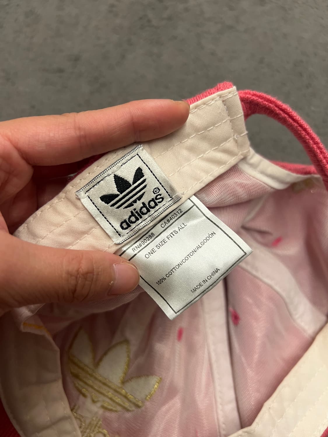 아디다스 빈티지 대장 불꽃 코듀로이 캡 처분  상품이미지3