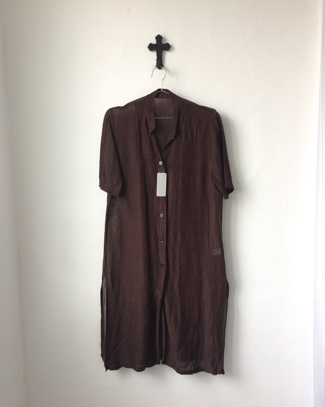 Embroidery pattern long blouse 상품이미지2