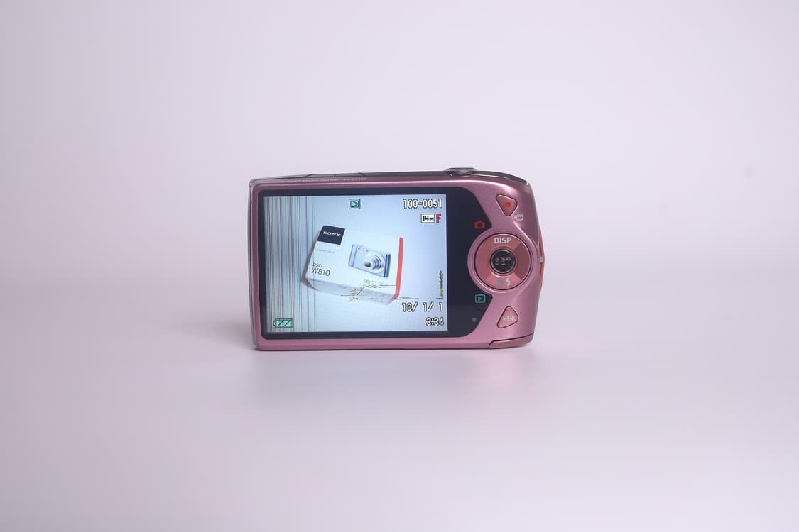 카시오 익슬림 Z2300 핑크 (하자 있음) 상품이미지7