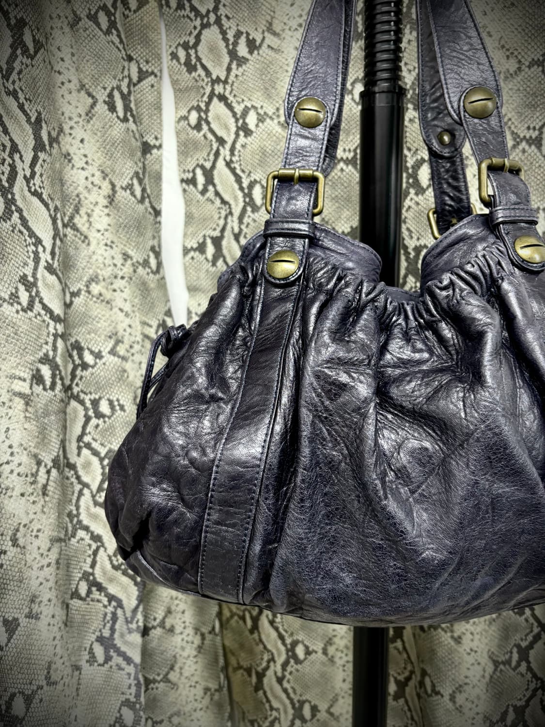 [GETARD DAREL Y2K] BB BAG Logo Purple Ov 상품이미지10