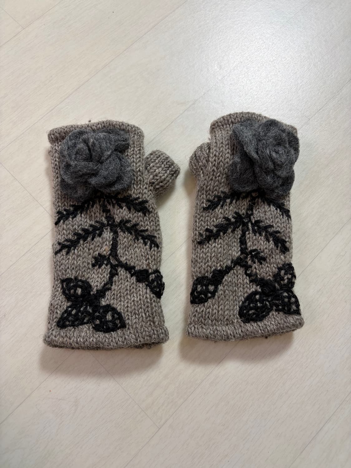 일본 핸드니트 장갑 상품이미지1