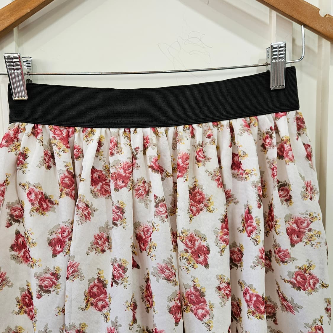 로즈 플라워 밴딩 스커트 상품이미지2