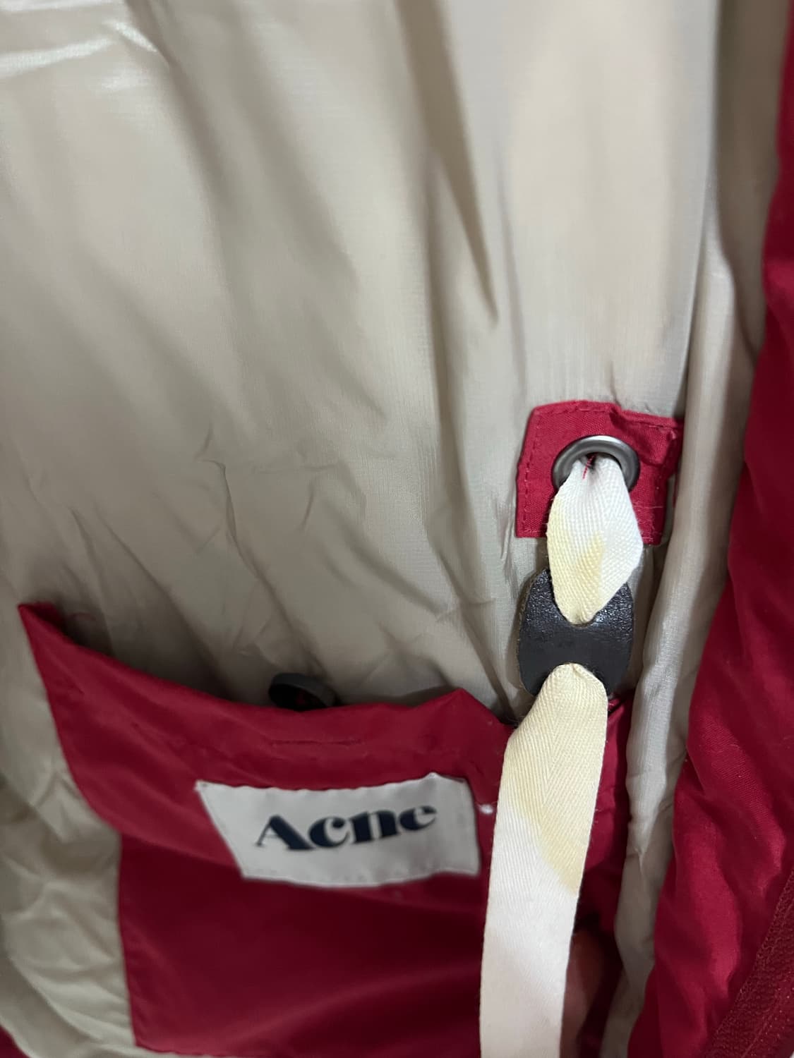 아크네 레드 패딩 48 상품이미지4