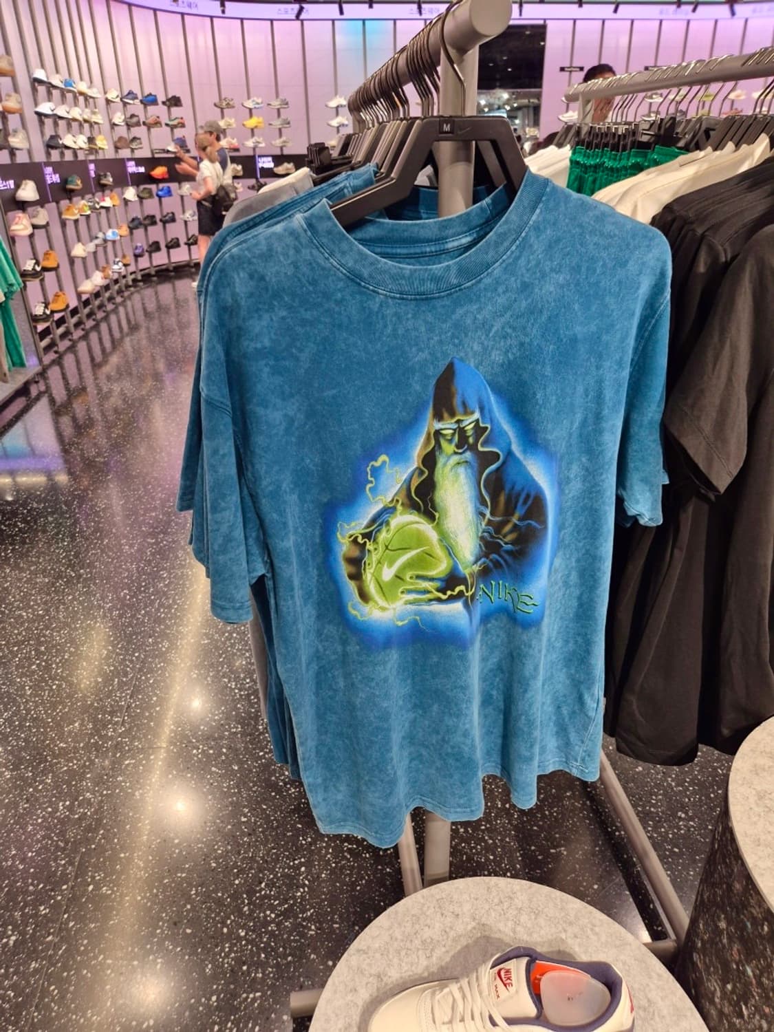 [2XL] 나이키 판타지 워싱 반팔 티셔츠 블루 XXL 상품이미지3