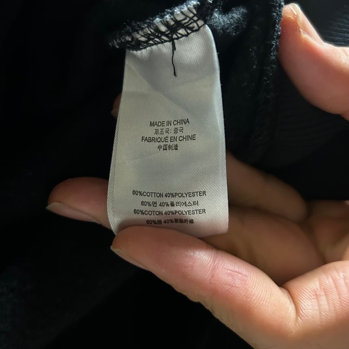 HOOEY 블랙 후드티 상품이미지5