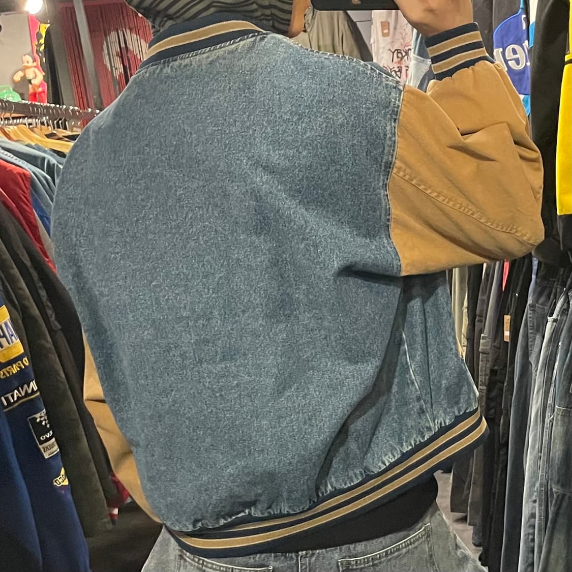 [IM] vtg 데님 바시티 자켓 상품이미지5