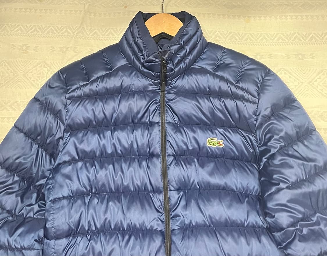 라코스테 네이비 구스 패딩 점퍼 상품이미지2