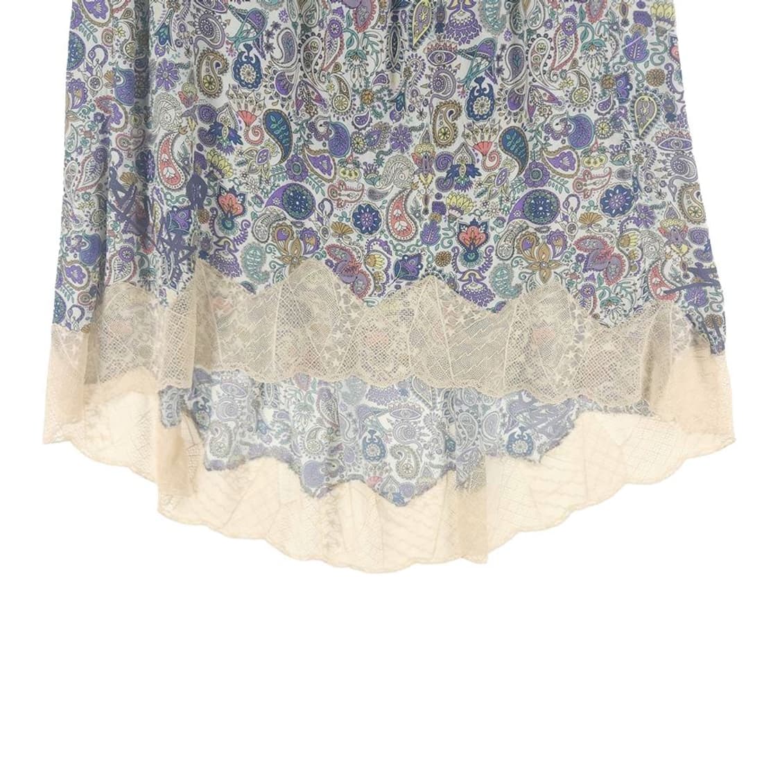 [여38]쟈딕앤볼테르 페이즐리 밴딩 스커트[Y63-245] 상품이미지2