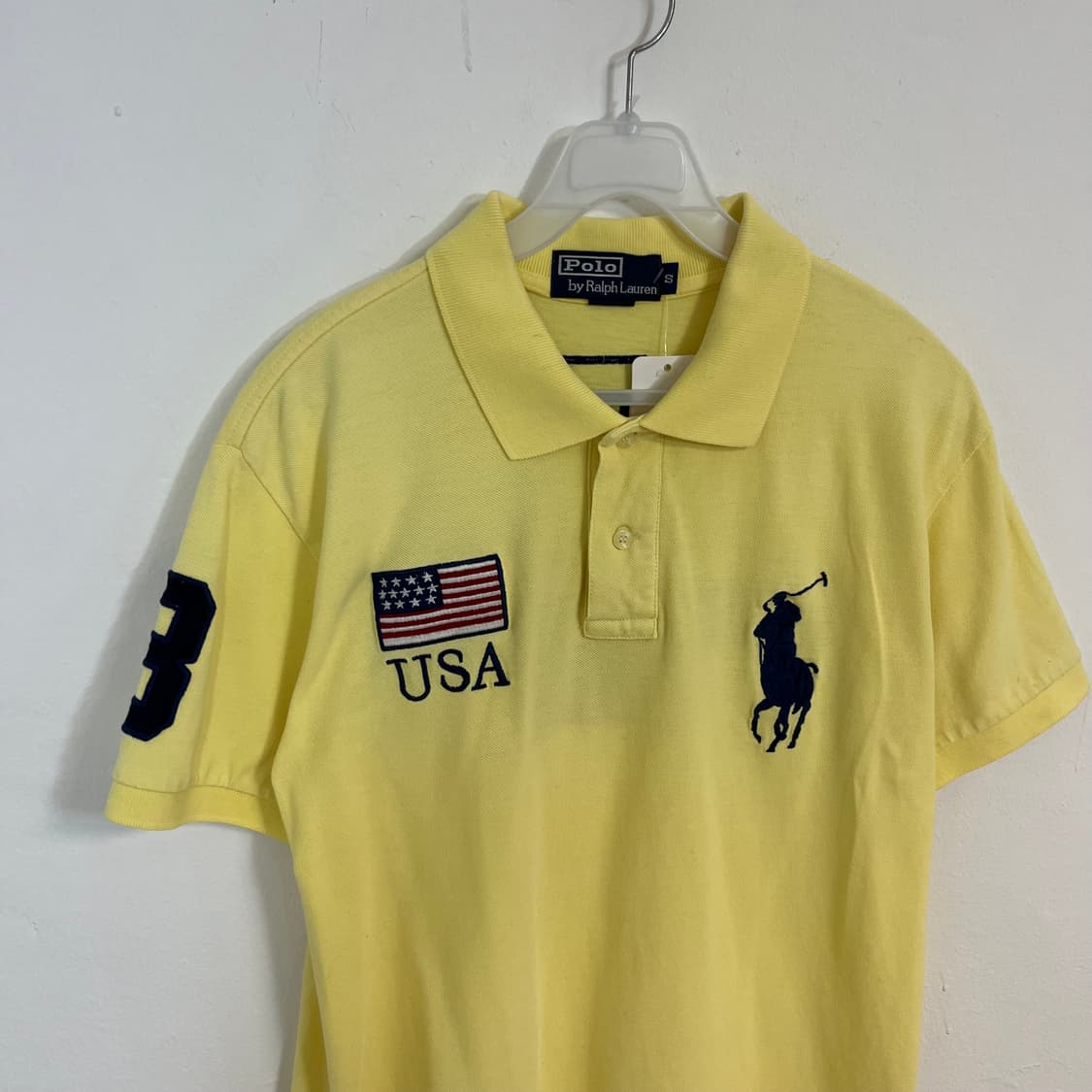 Polo yellow Big Pony USA polo shirt 상품이미지5