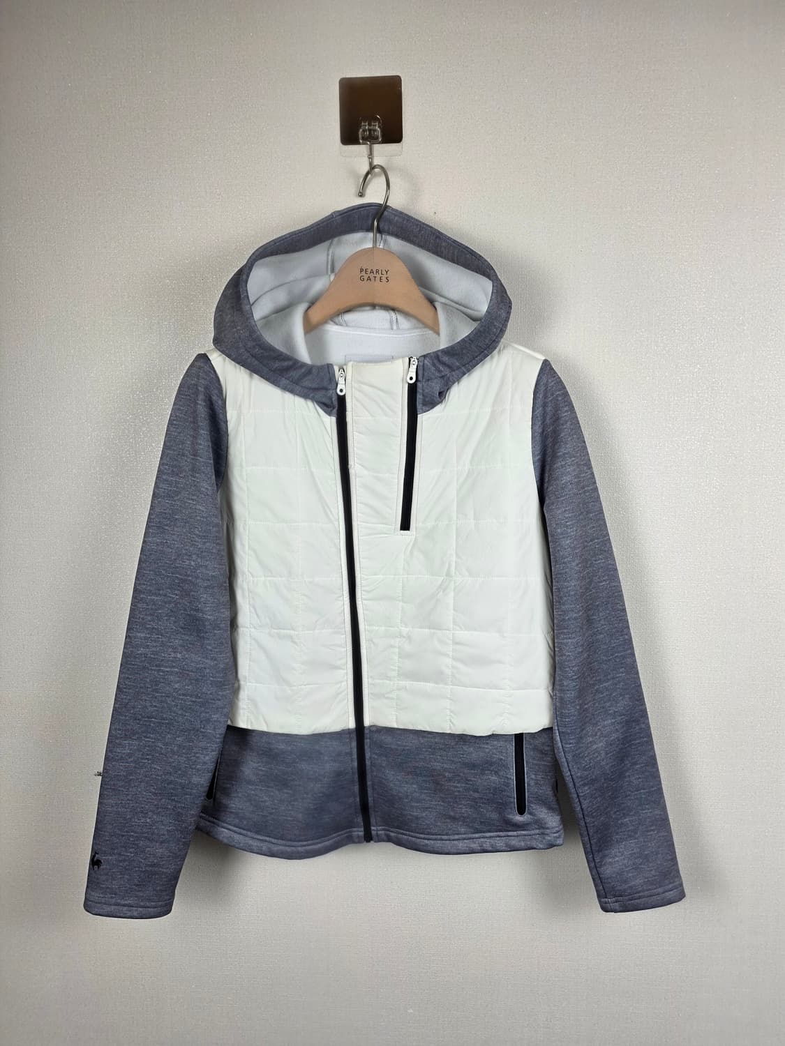 르꼬끄골프 여성 패디드 더블집업 후드 자켓 90 상품이미지1