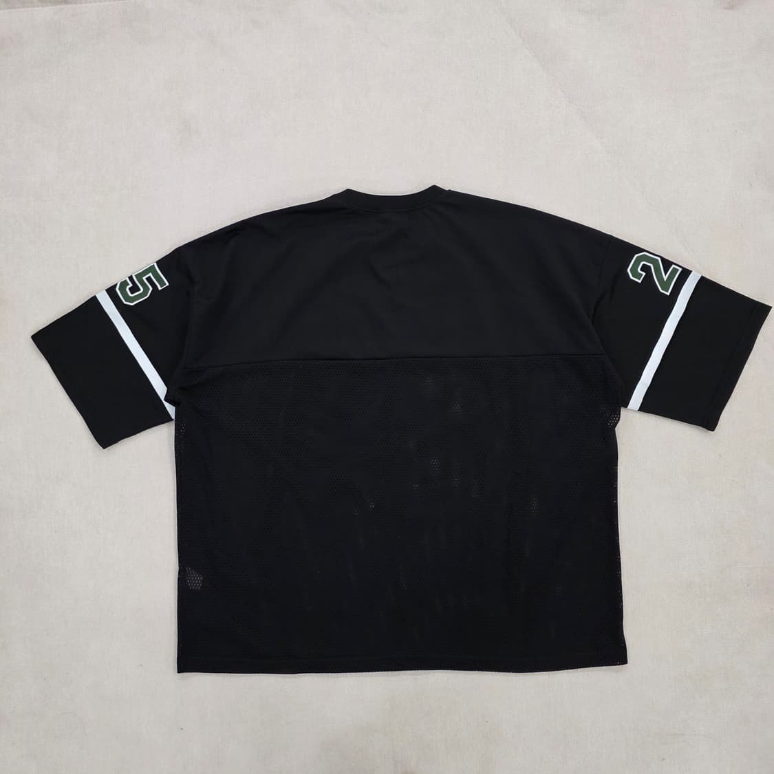 실측 인터미디어 럭비 메쉬 반팔티  0225J 상품이미지3