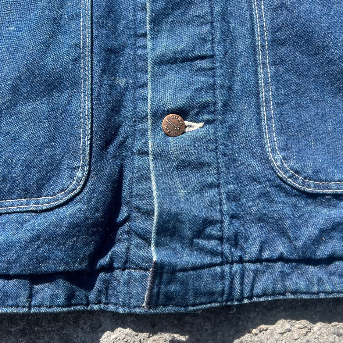 90’s Workwear by Wrangler 데님 커버올 상품이미지3