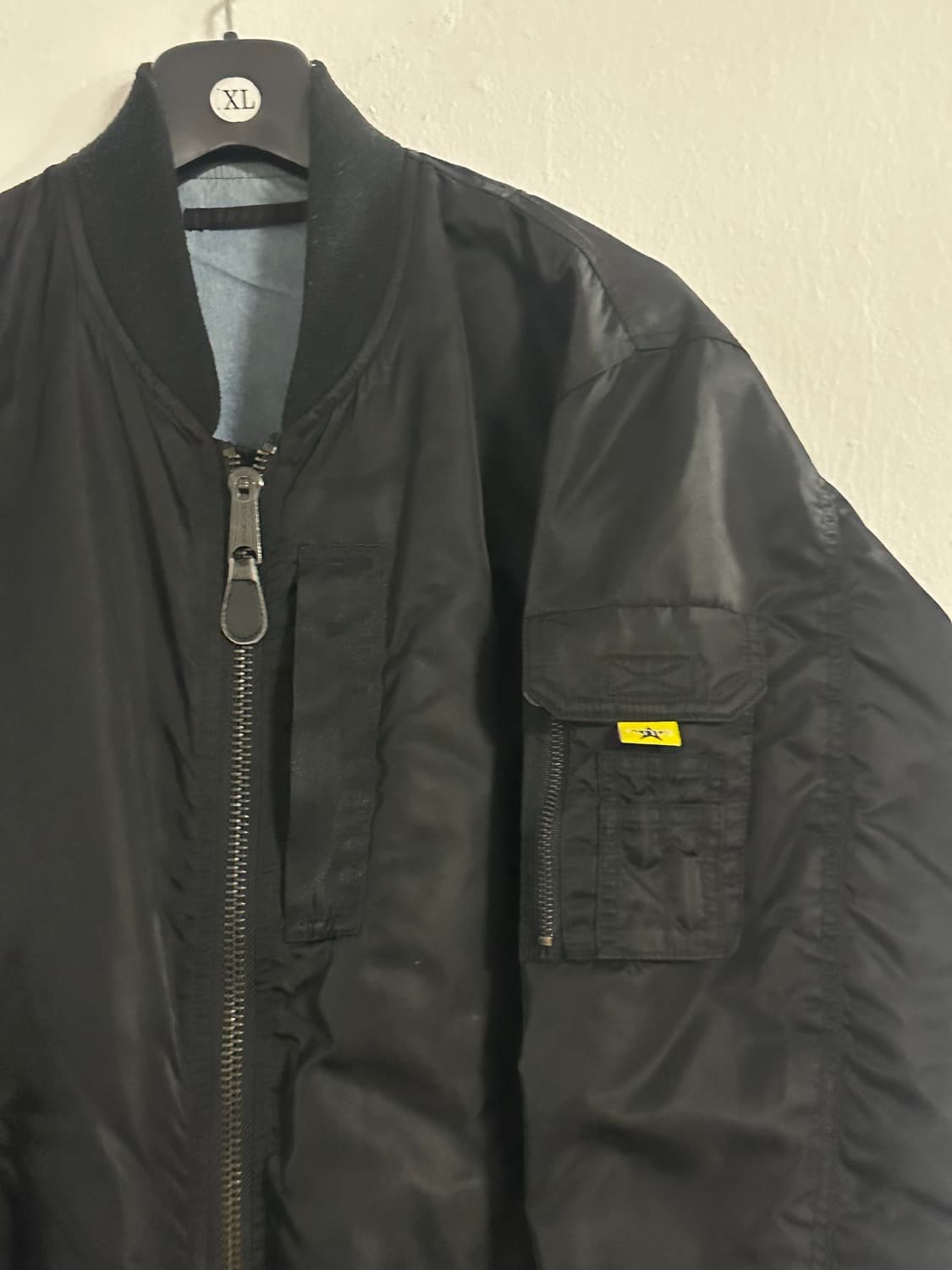 아비렉스 X FAT 콜라보 리버시블 마원 블루종 블랙 상품이미지2