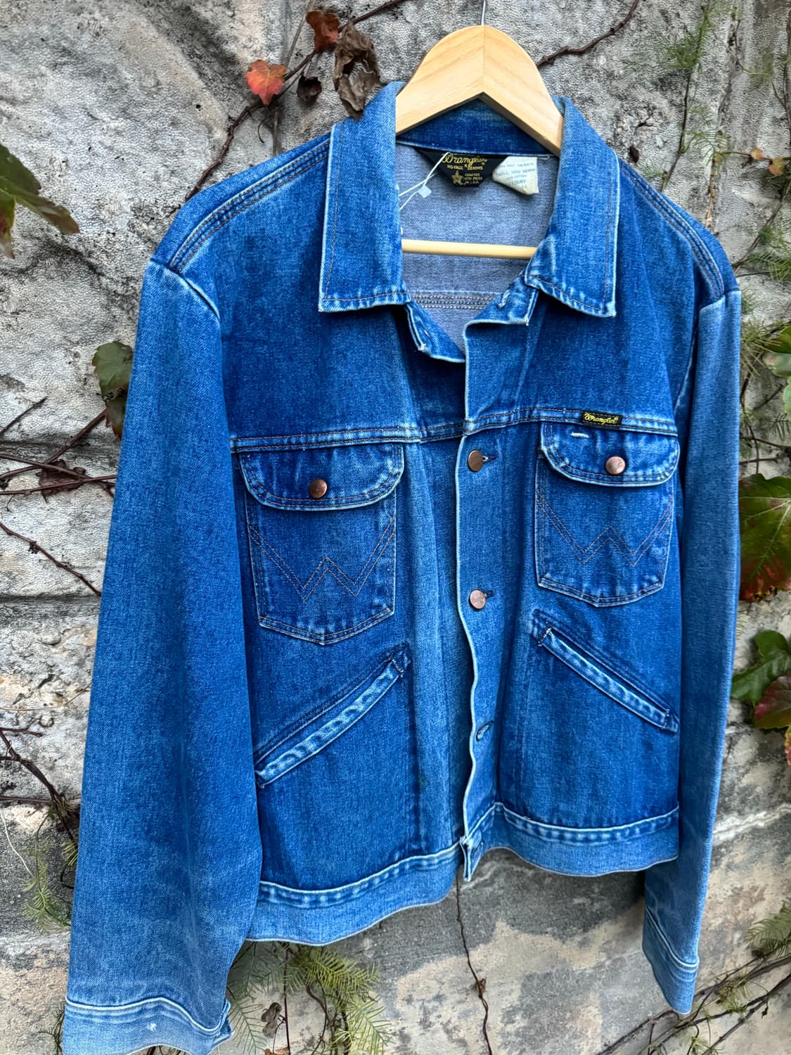 70s~80s wrangler 랭글러 74126nv 데님 트러커 자켓 상품이미지4