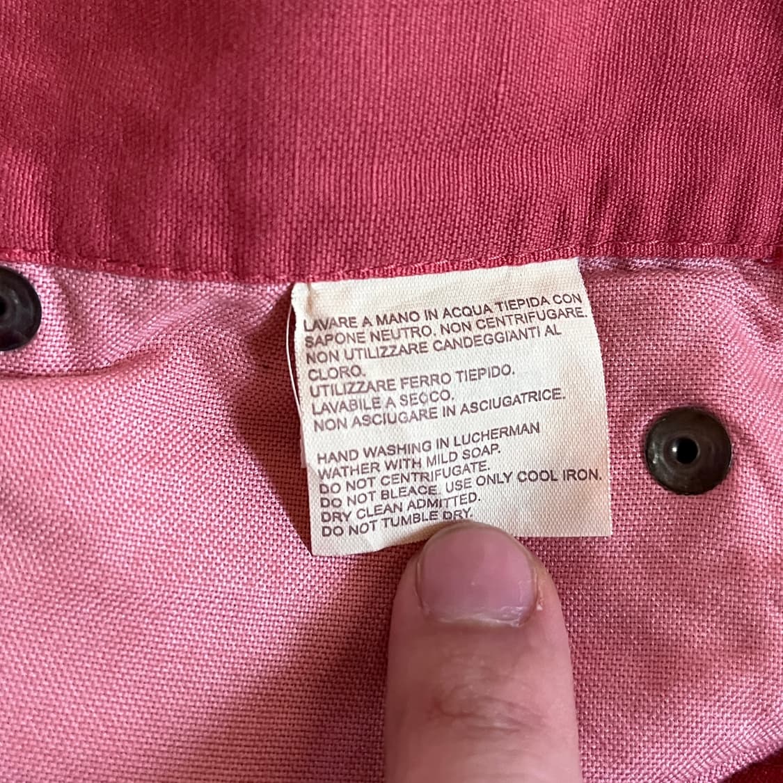 Brunello Cucinelli 코튼 린넨 혼방 팬츠 IT46/ 코랄 상품이미지8