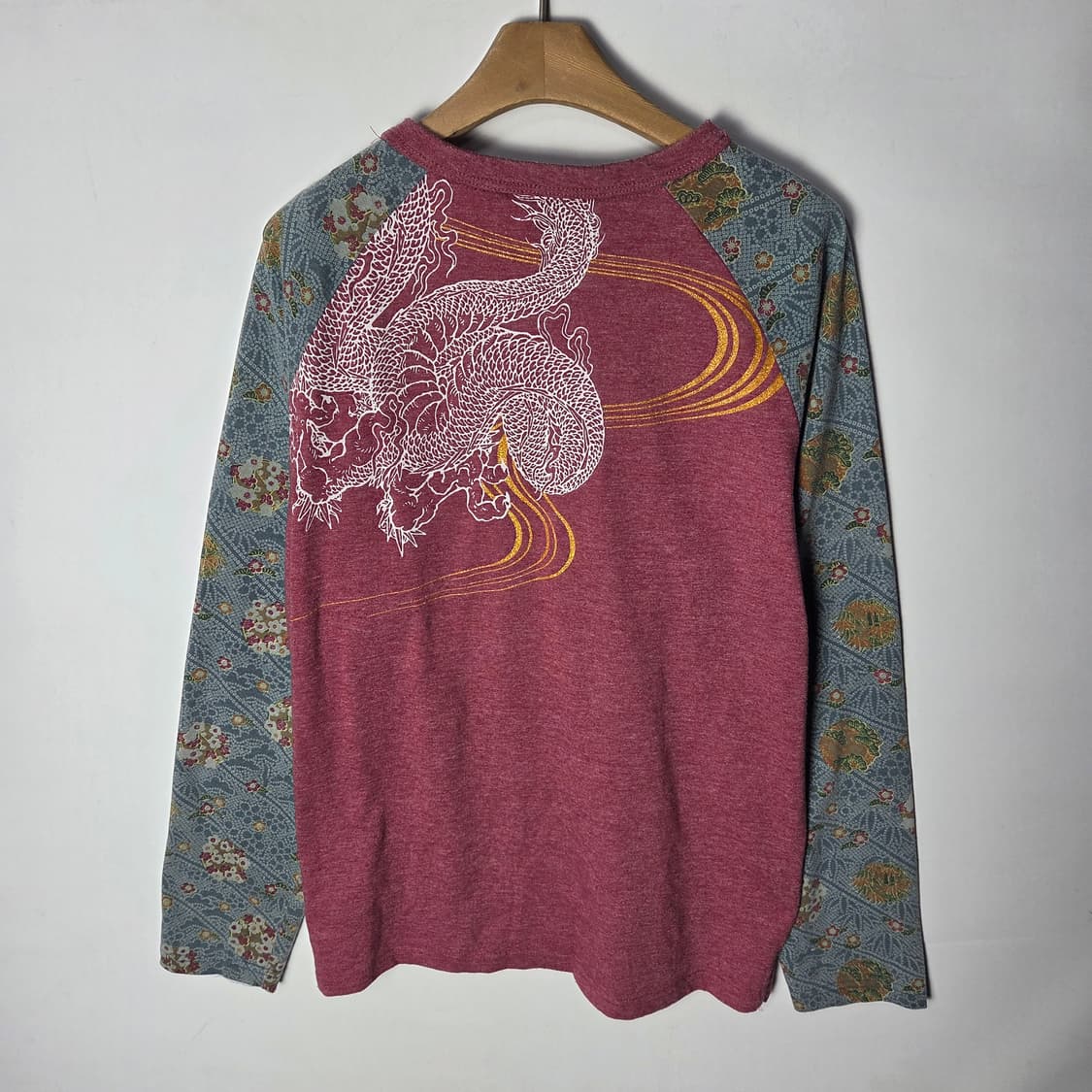 [JPN] 빈티지 오리엔탈 사쿠라 헨리넥 롱슬리브 상품이미지2