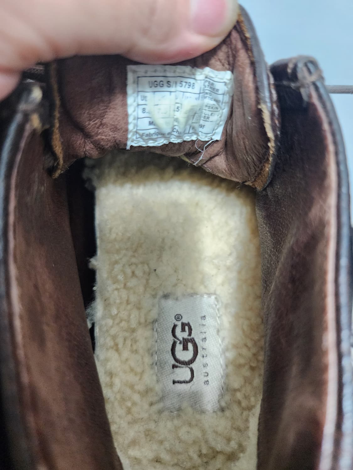 UGG 동계용 가죽 모카신  상품이미지7
