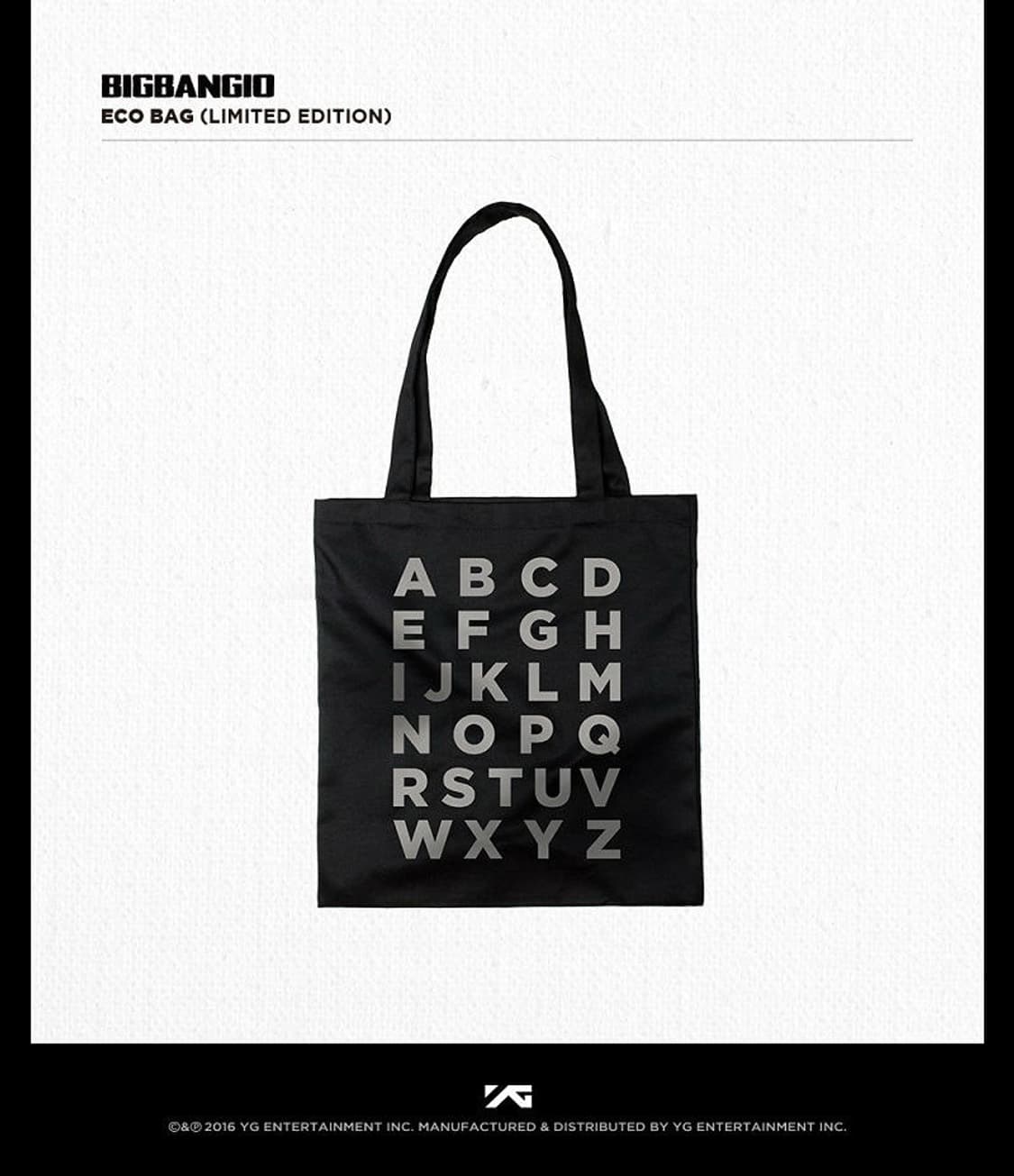 빅뱅 10주년 에코백 상품이미지1