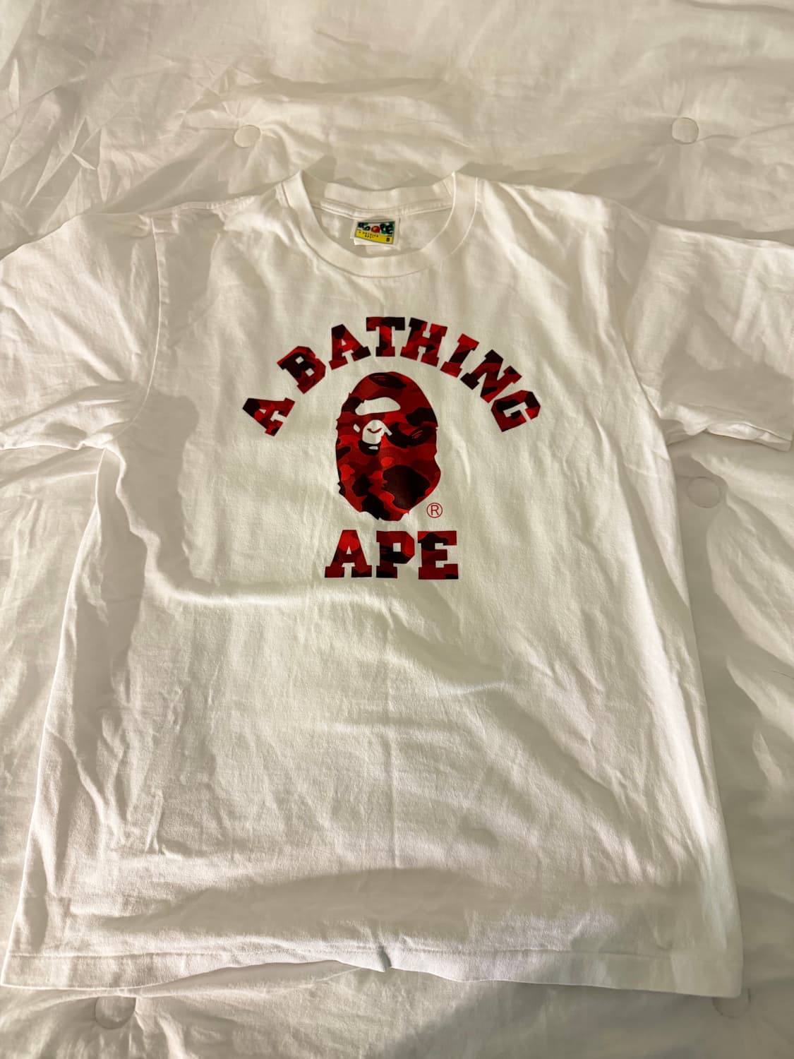 베이프 카모 반팔 반소매 티셔츠 상품이미지1