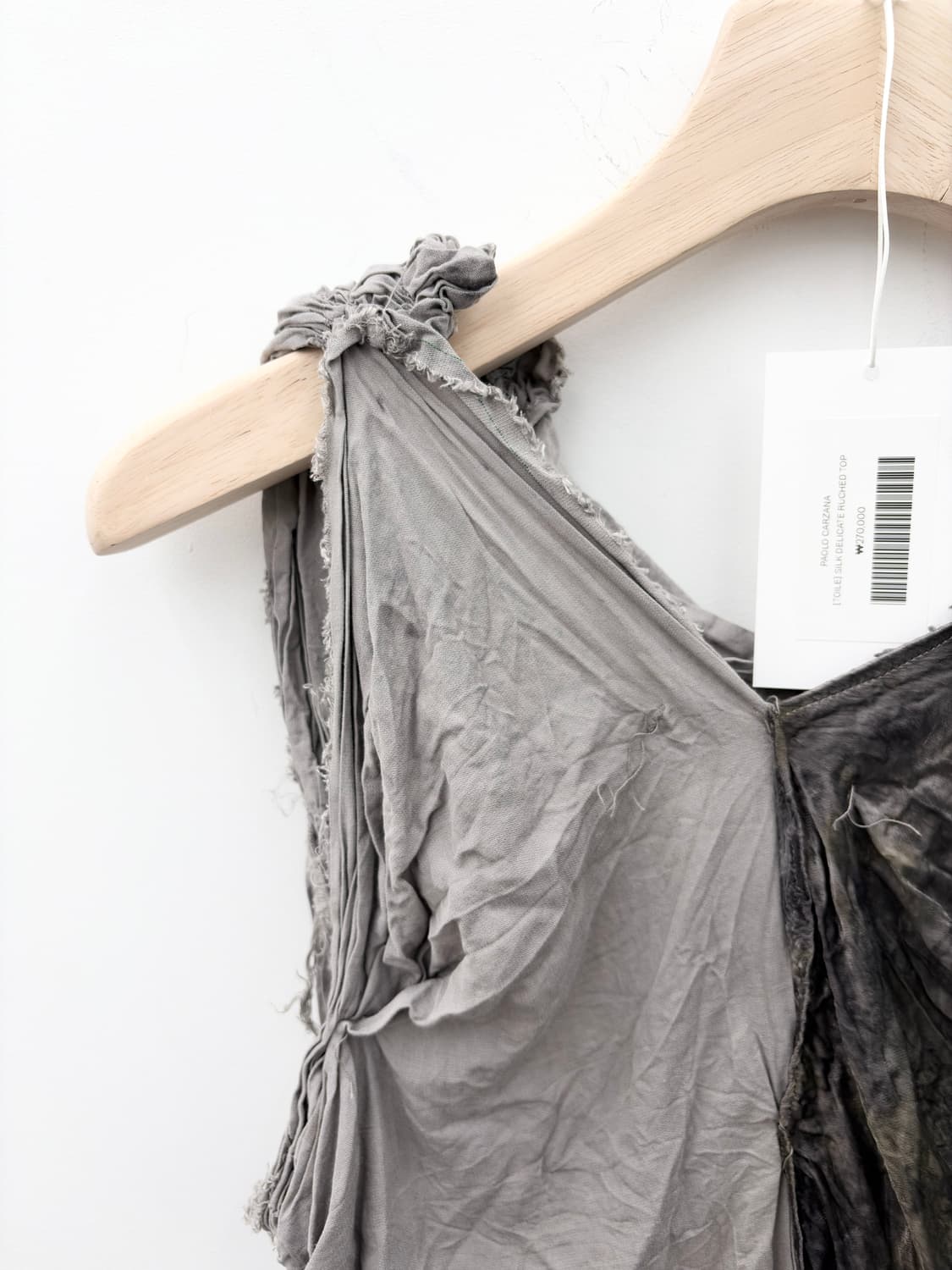 [TOILE] SILK DELICATE RUCHED TOP 상품이미지2