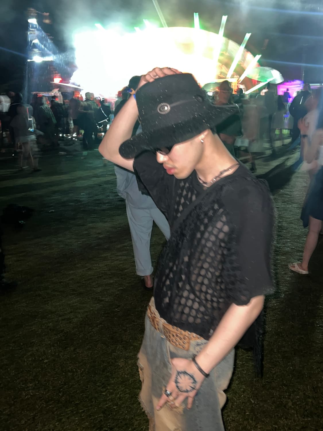 빈티지 시스루 반팔티셔츠 상품이미지3