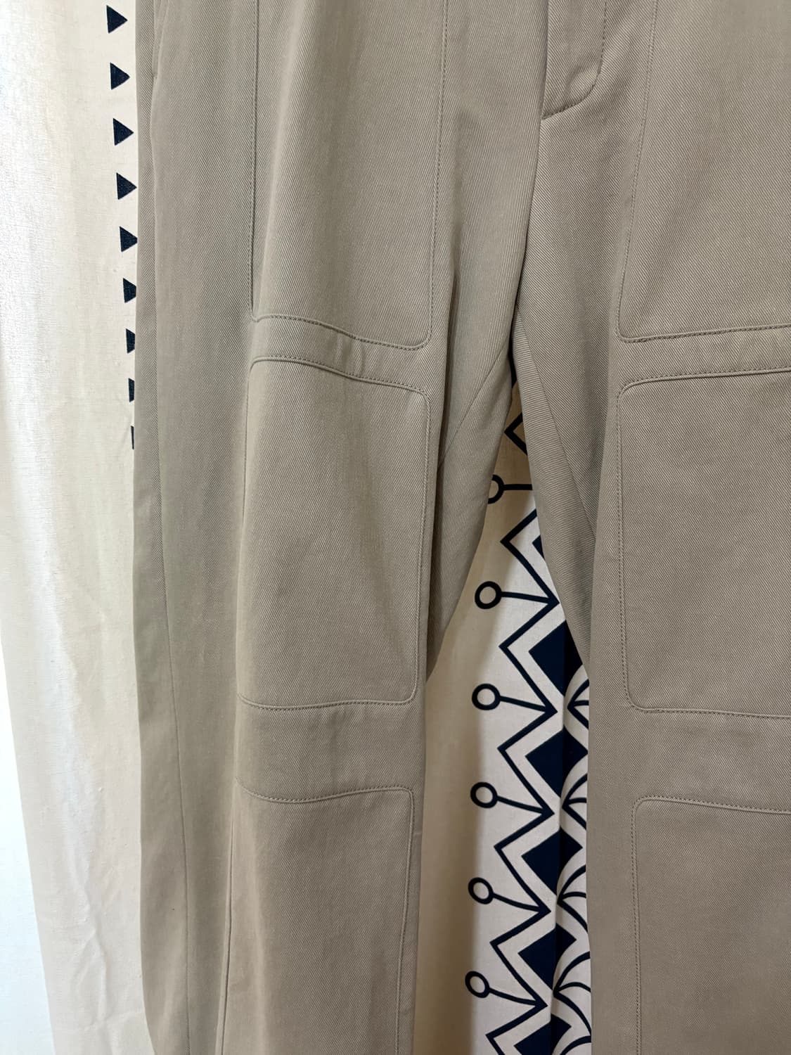 OPEN YY / 토프 스퀘어 리버스 패치 슬랙스 상품이미지7