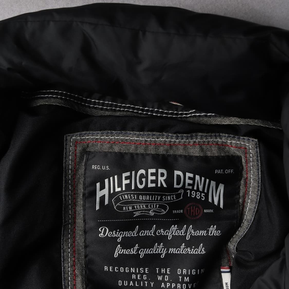 타미힐피거 데님 블랙 숏패딩 M 상품이미지6