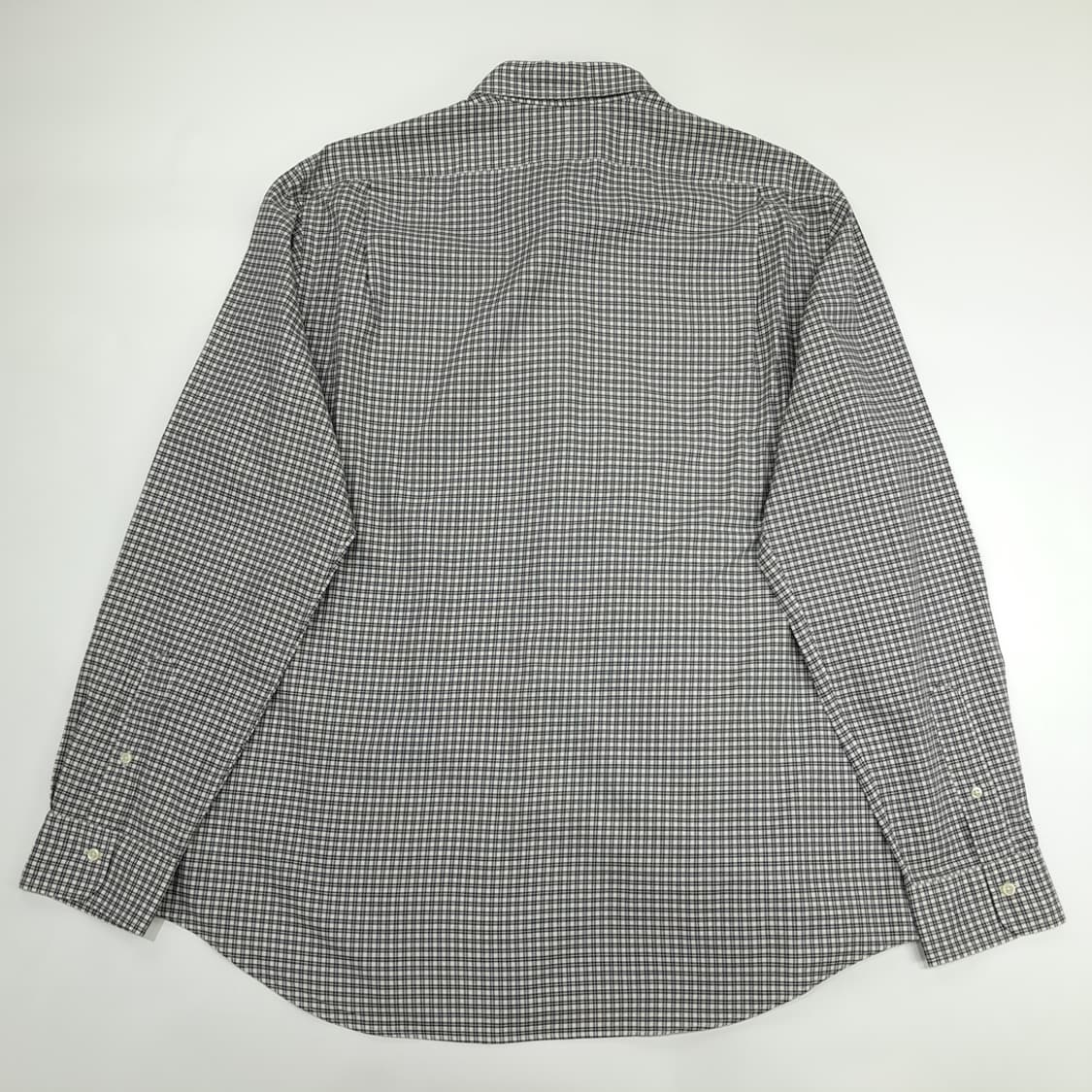 CN318 2XL 폴로 랄프로렌 블랙 마이크로타탄체크 긴팔 셔츠 남방 상품이미지7