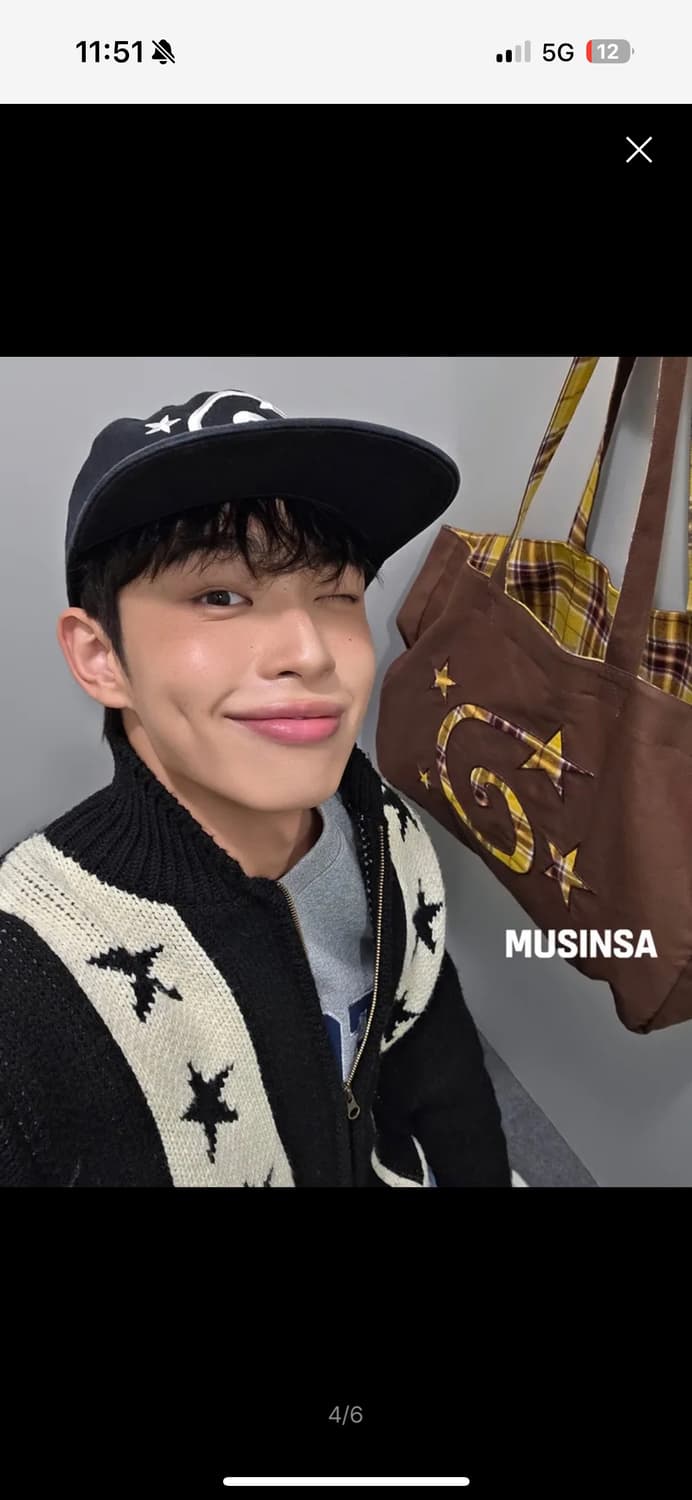 루저스클럽 워시드 스타 로고 캡 블랙 상품이미지1