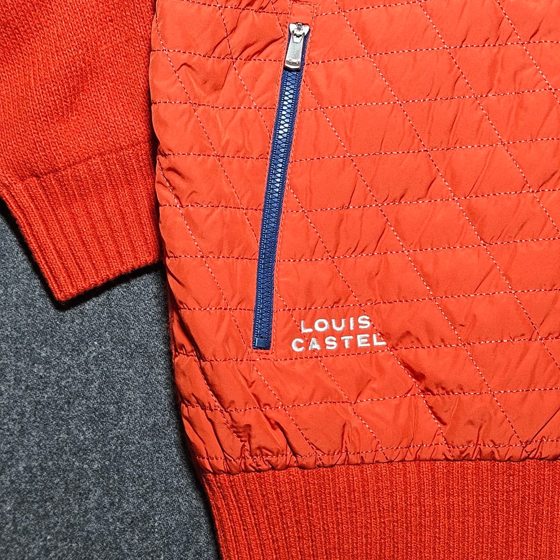 루이까스텔 남성 방풍니트집업 95 상품이미지2