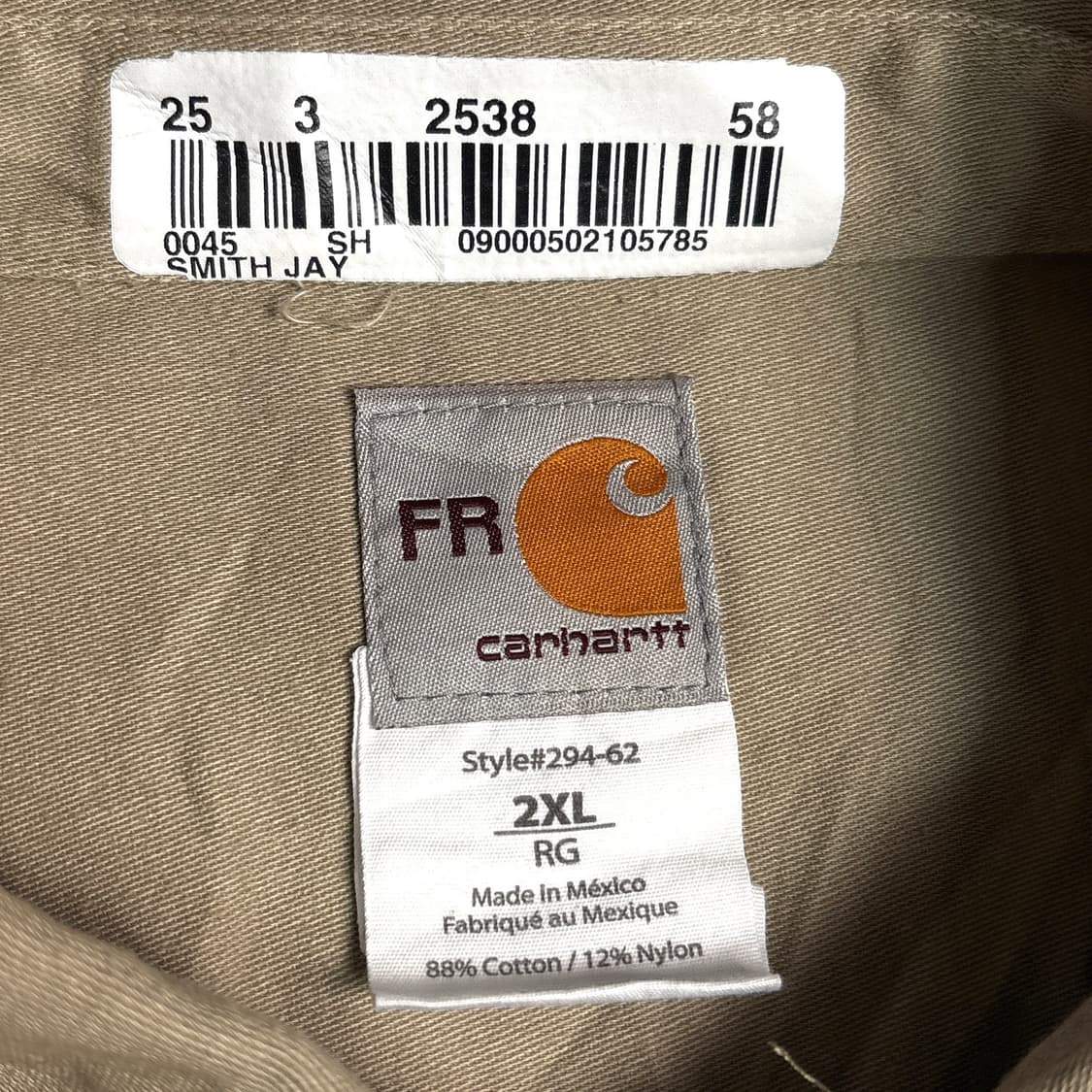 칼하트 워크셔츠 상품이미지5