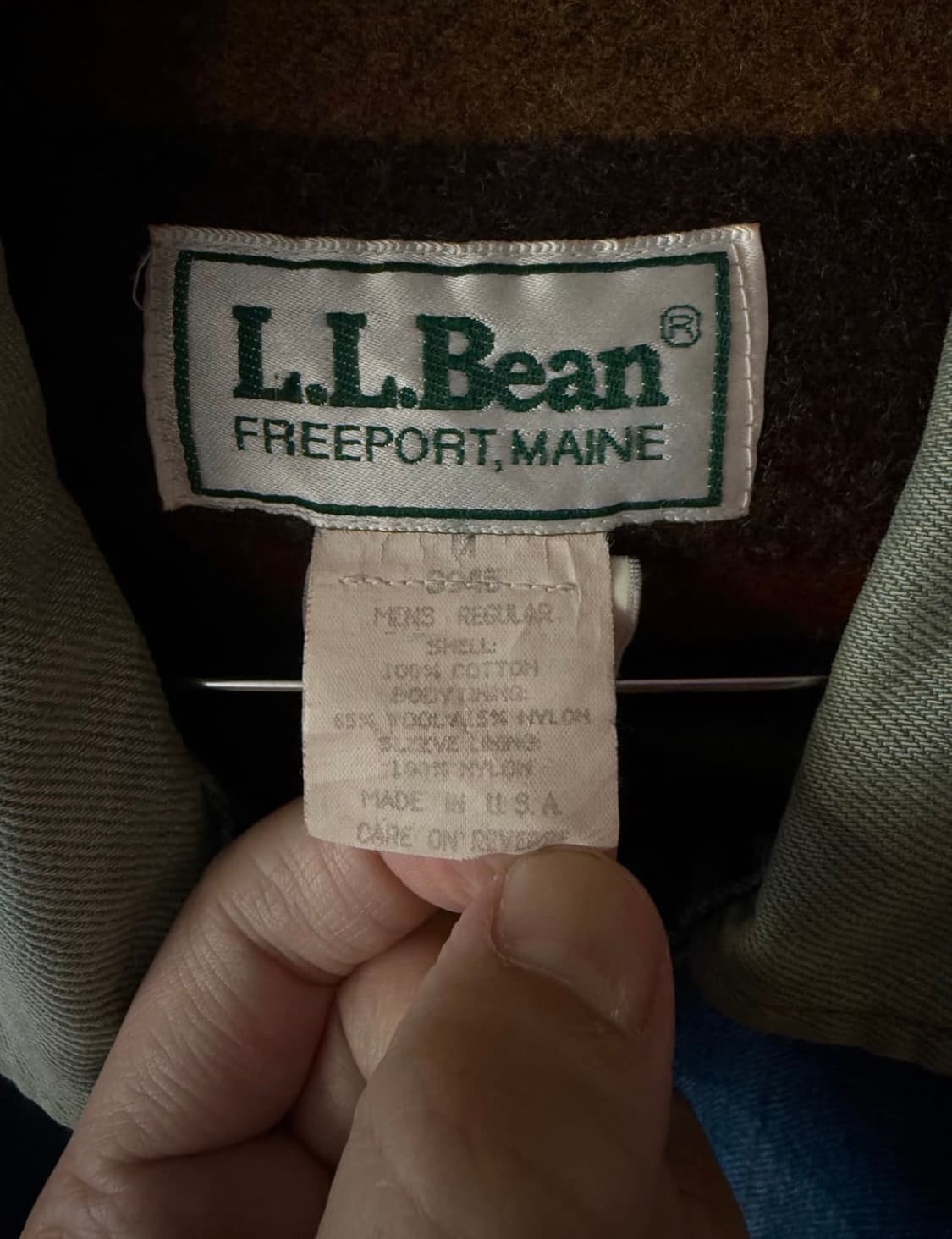 XL) Llbean 엘엘빈 블랭킷 안감 데님자켓 상품이미지4