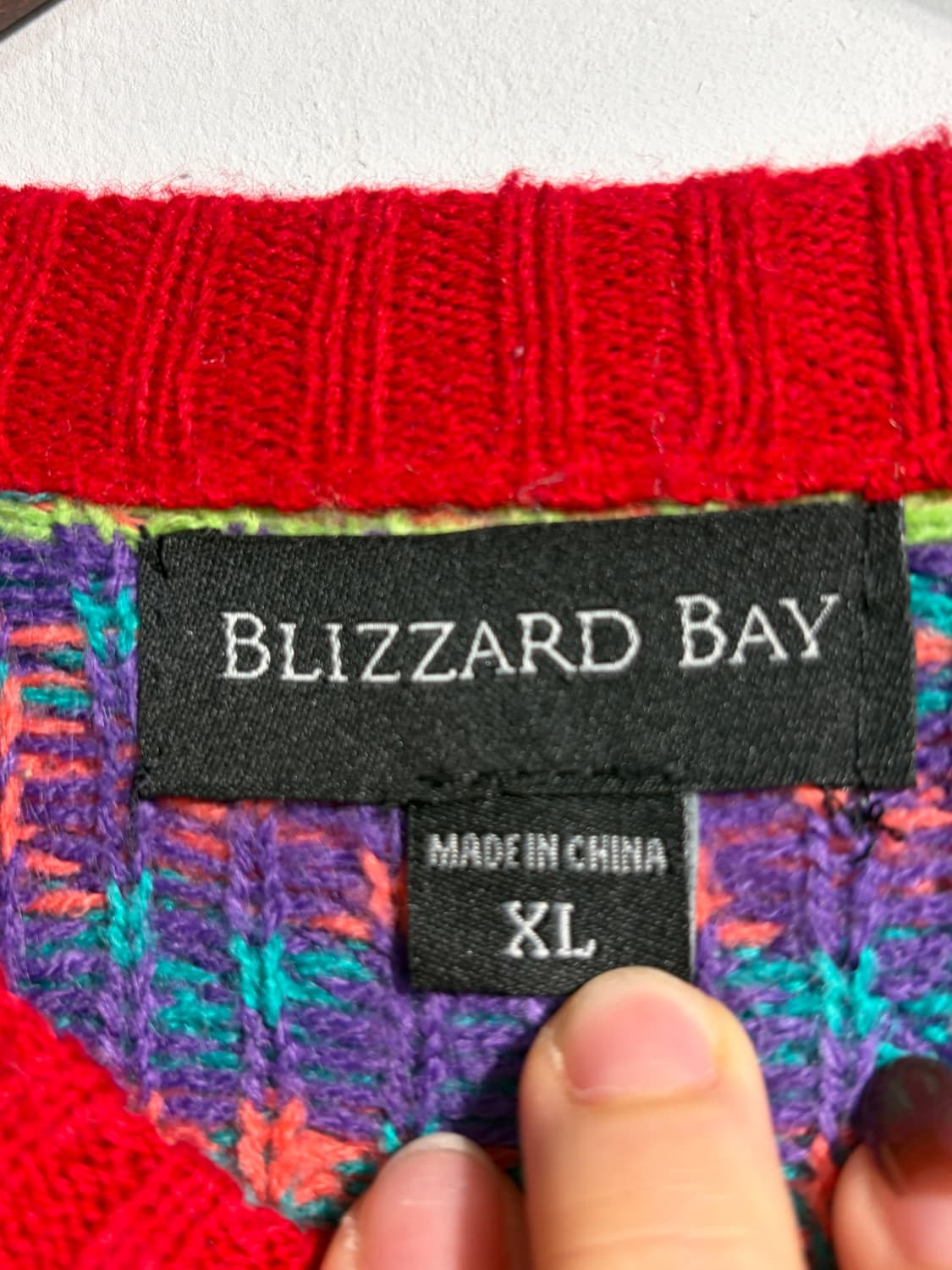 U.S.A. 크리스마스 어글리 니트 플라밍고 XL 상품이미지7