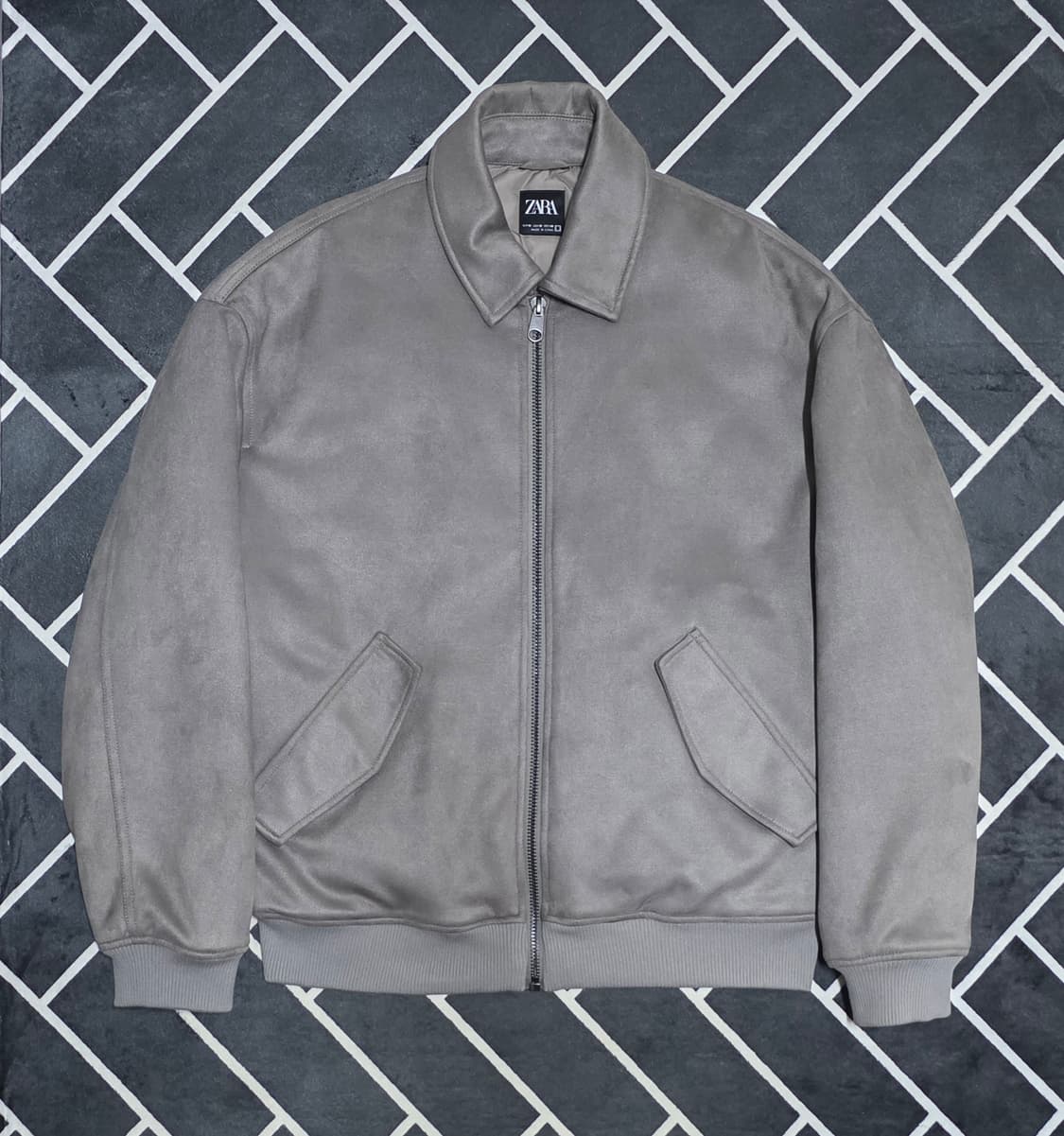 자라 울 캐시미어 자켓 스웨이드 자켓 일괄 판매합니다 상품이미지4