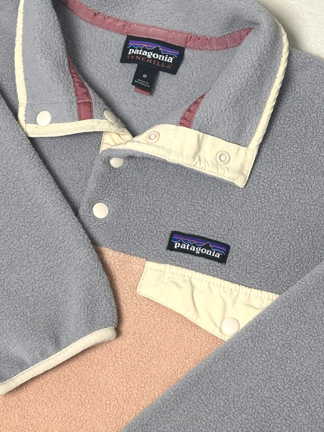 파타고니아 신칠라 핑크 블루 상품이미지1