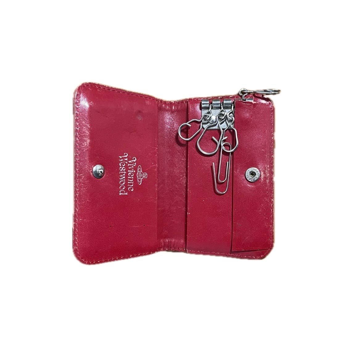 빈티지 비비안웨스트우드 키체인 홀더 지갑 카드지갑 상품이미지2