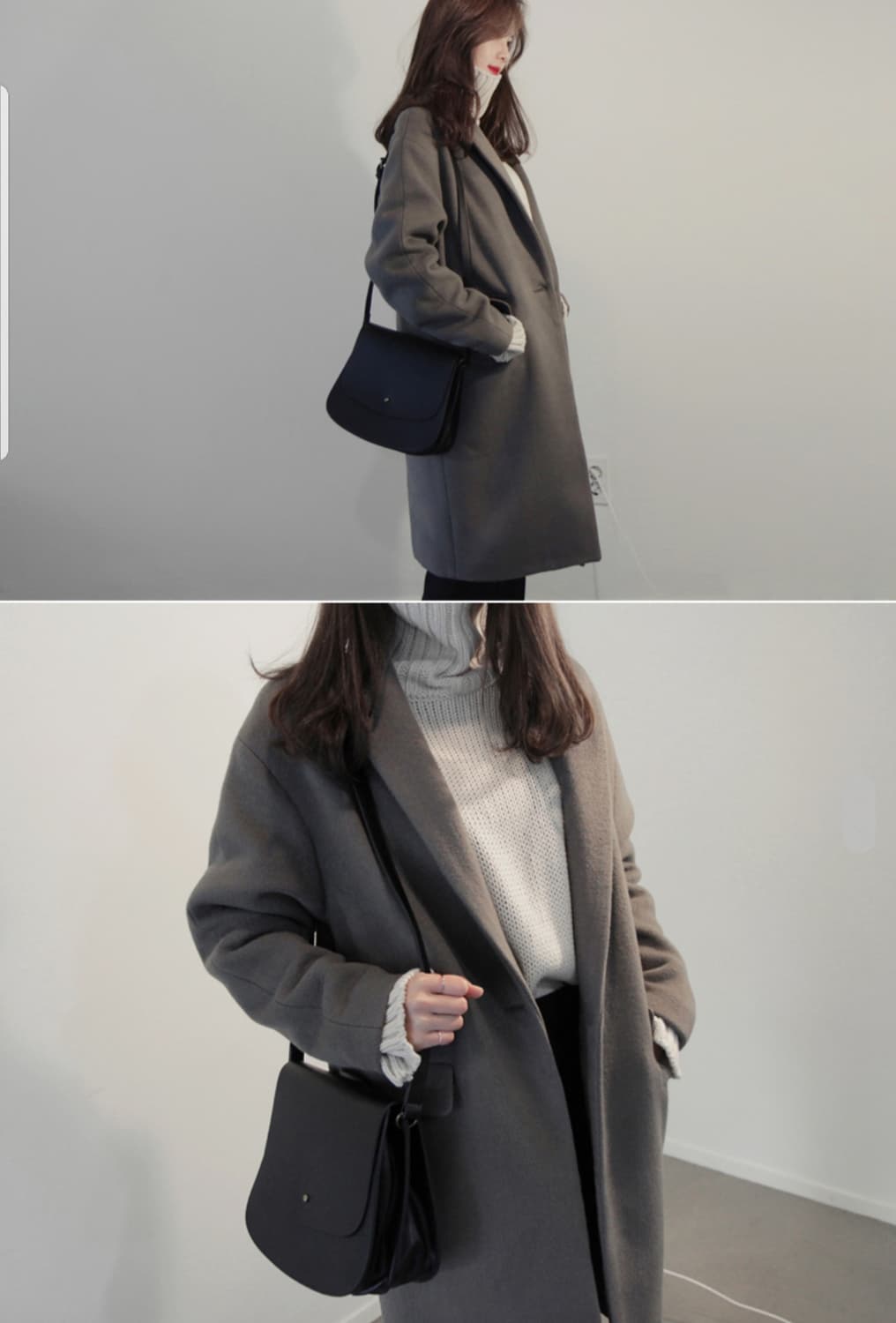 캐시미어 롱 코트 새상품 상품이미지3