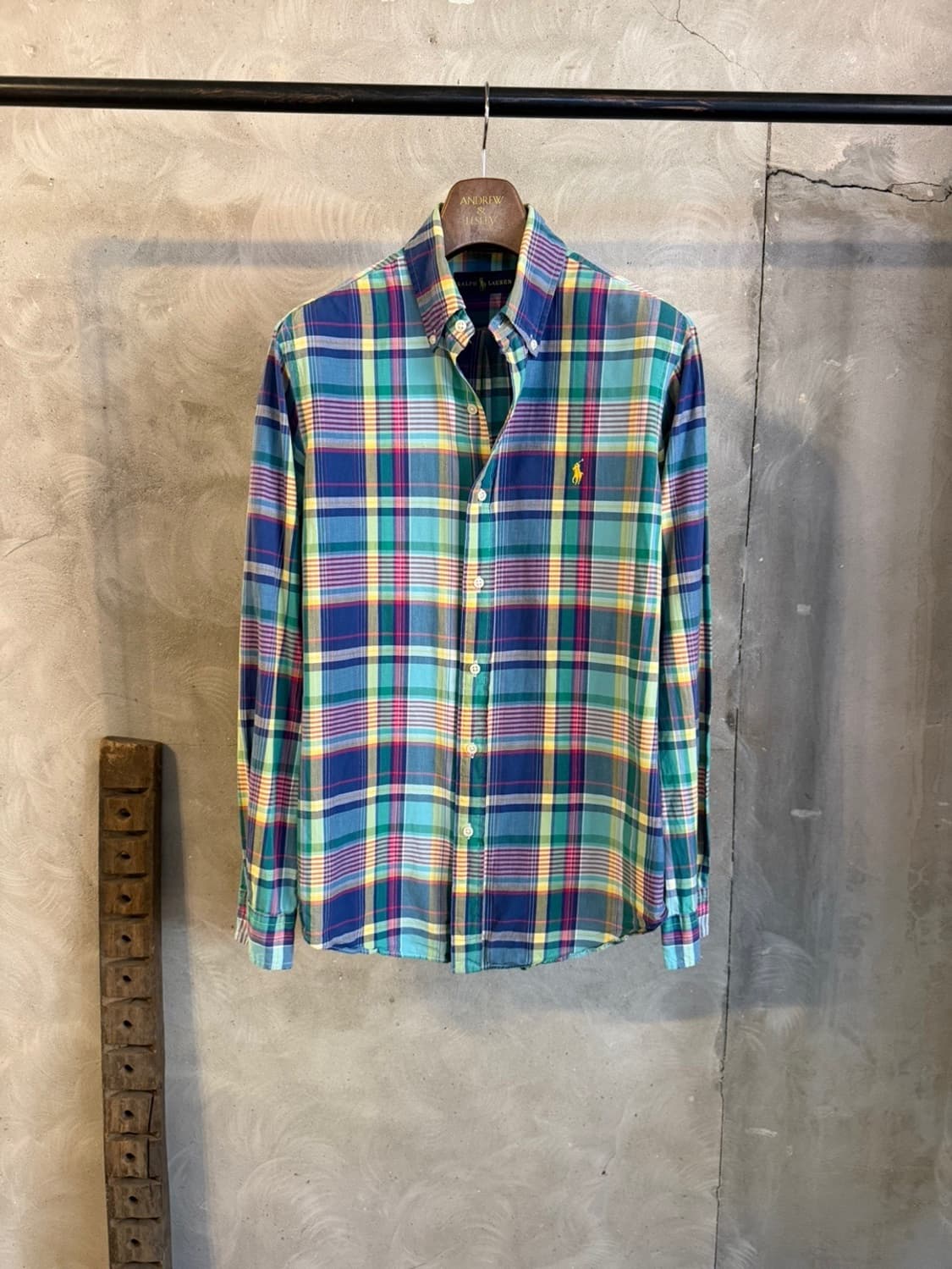 폴로 랄프로렌 마드라스 셔츠 100 상품이미지1