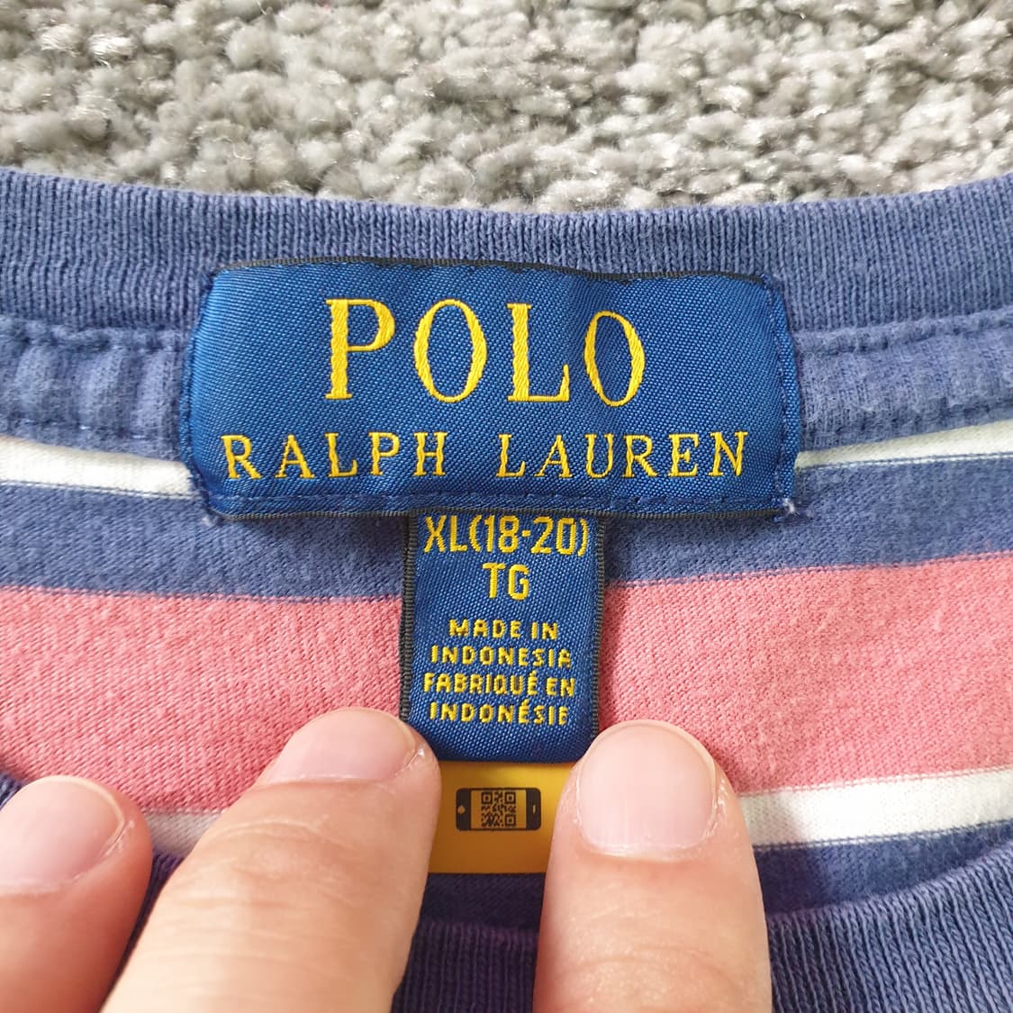 POLO RALPH LAUREN 스트라이프 반팔 티셔츠 상품이미지3
