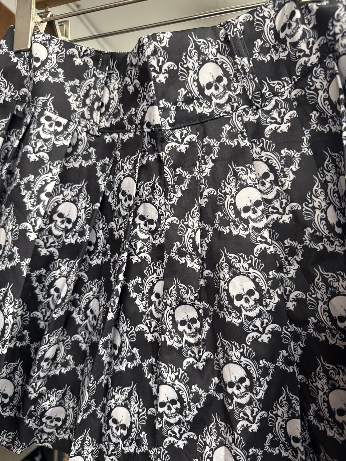 ROMWE 빈티지 스컬 미니스커트 상품이미지2