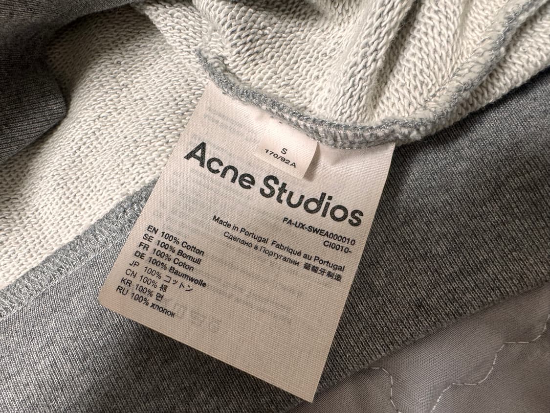 아크네 스튜디오 포바 맨투맨 그레이 s 상품이미지3