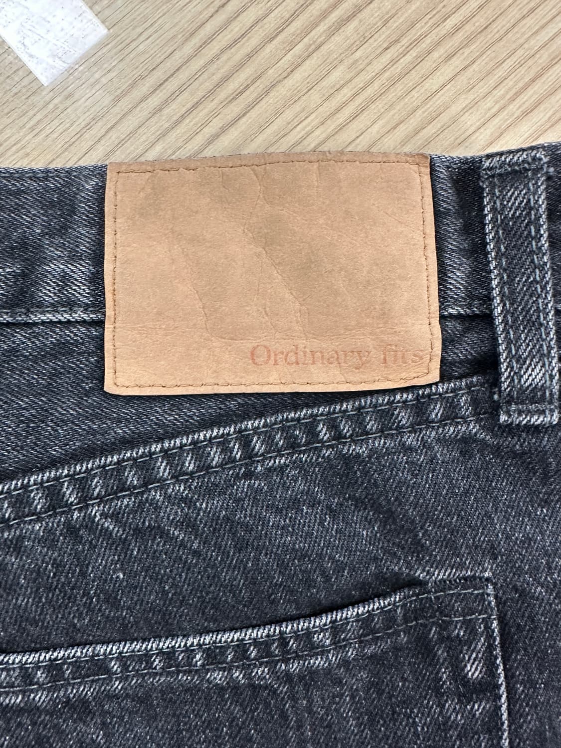 Ordinary Fits(오디너리 핏츠) 5포켓 앵클 데님 블랙 상품이미지4