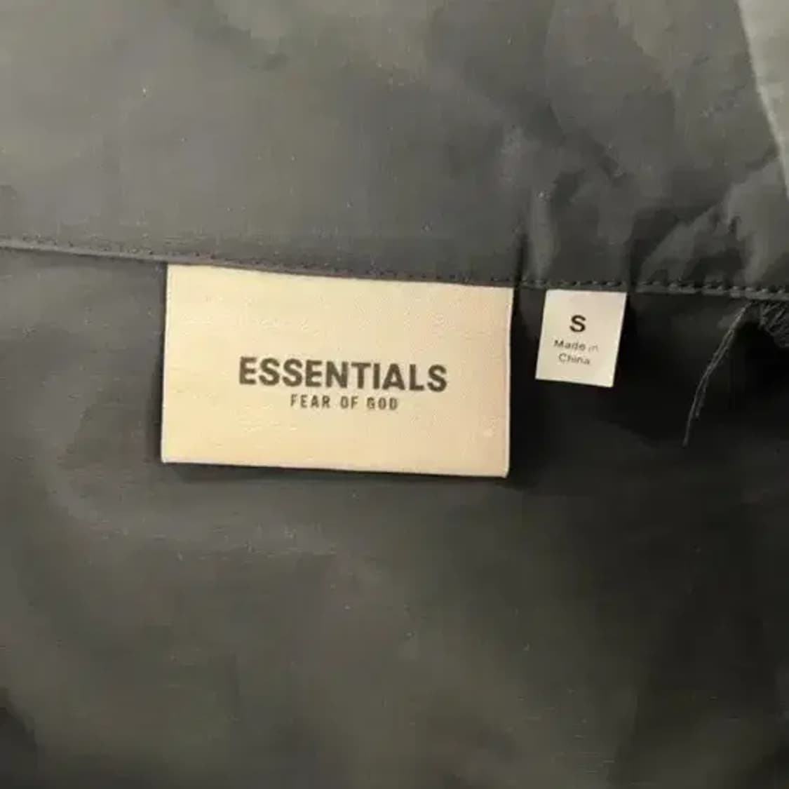 Essentials 에센셜 하프집업 아노락 블랙 S 105-110 상품이미지5