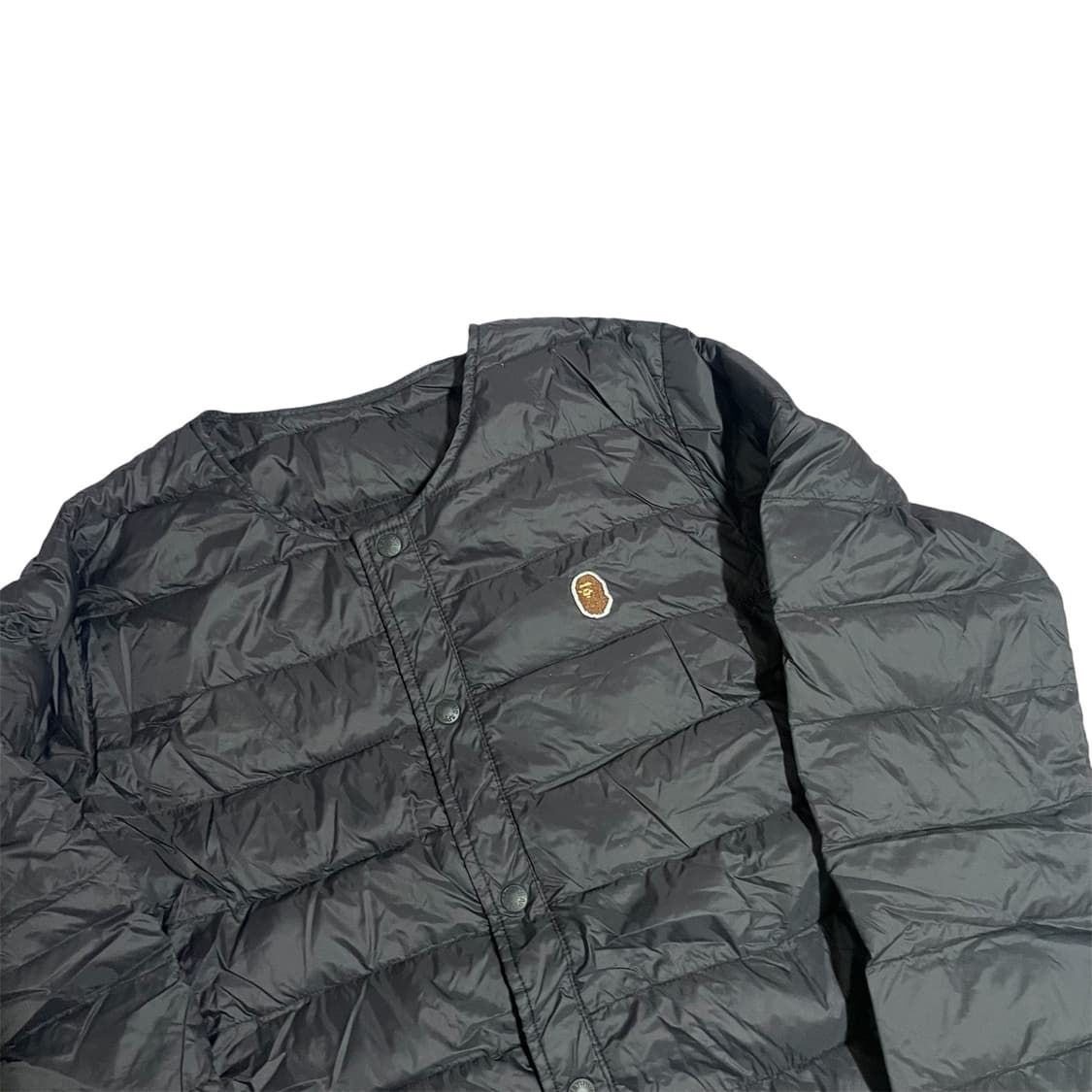 S) 베이프 헤드 로고 경량 패딩 상품이미지2