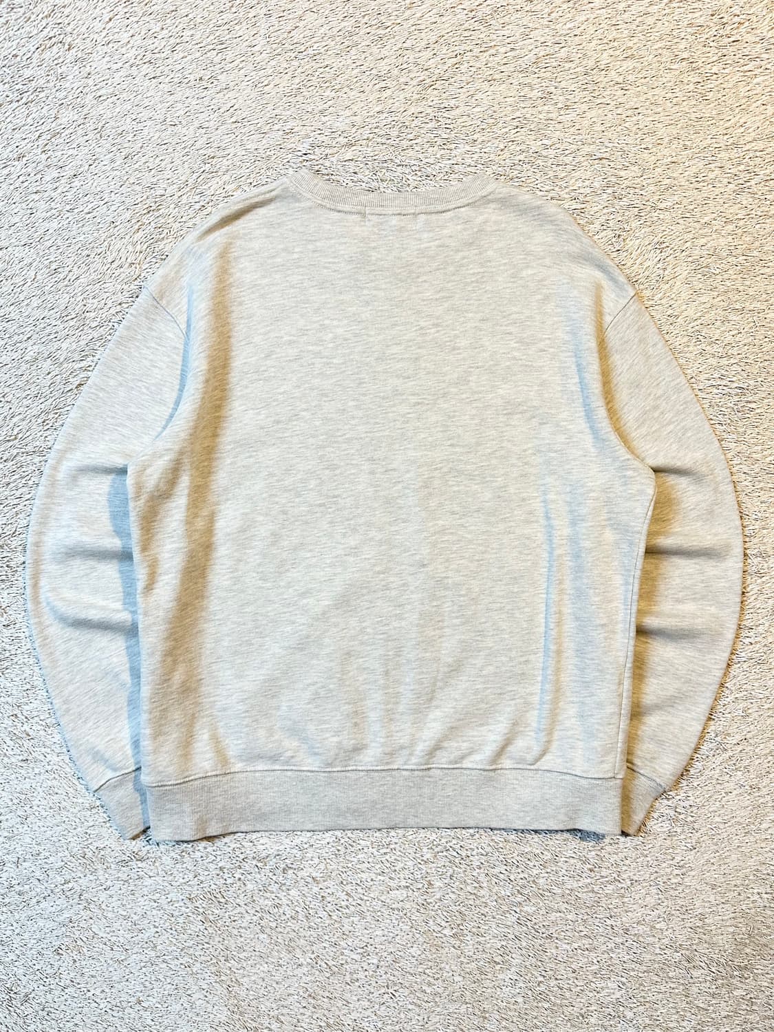 빔즈 BEAMS 로고 스웻셔츠 맨투맨 오트밀 상품이미지3