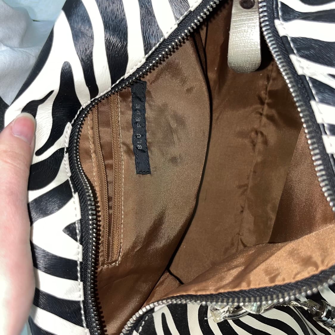 빈티지 갸루 지브라 백 상품이미지5