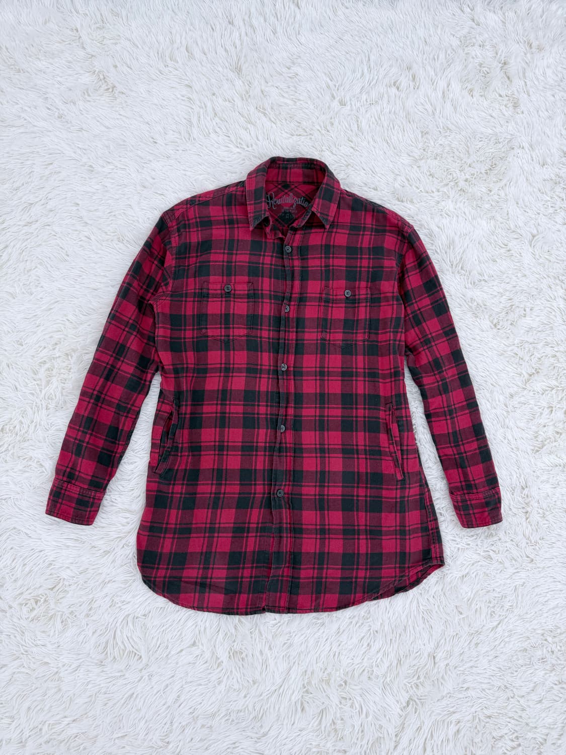 레드체크셔츠 상품이미지1