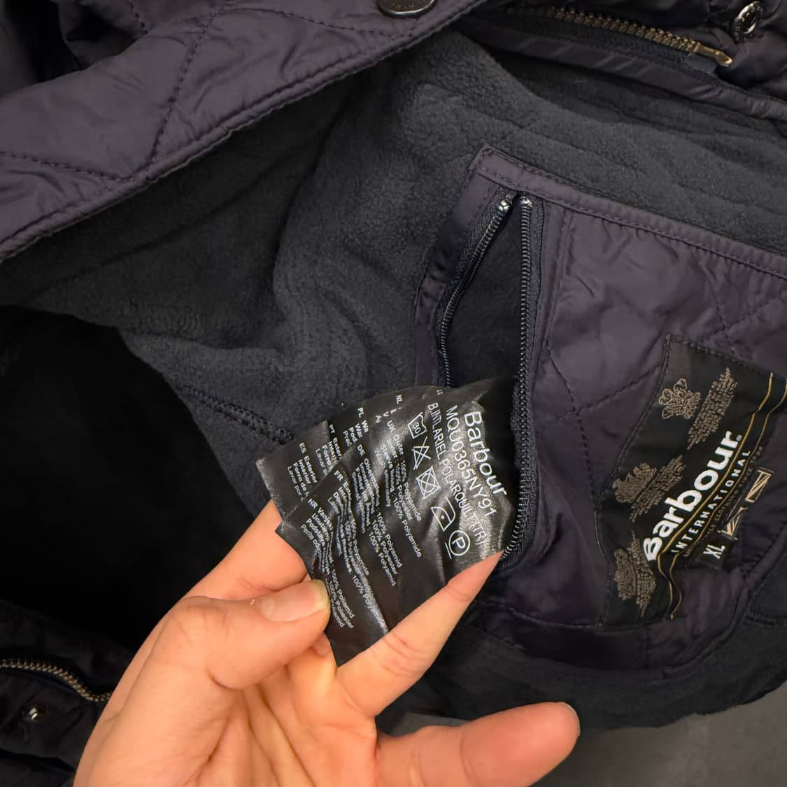 바버 인터네셔널 아리엘 폴라 퀼팅 자켓 상품이미지9