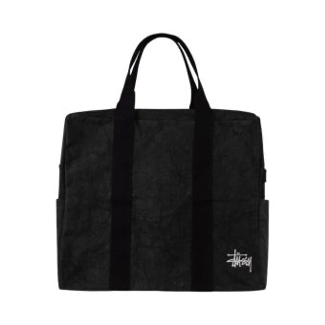 스투시 캔버스 플라이트 백 워시드 블랙 상품이미지1